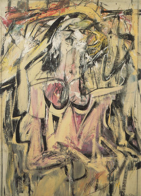 Willem De Kooning Mujer III reproduccione de cuadro