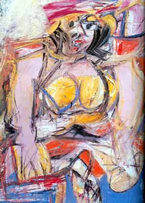 Willem De Kooning Mujer IV reproduccione de cuadro