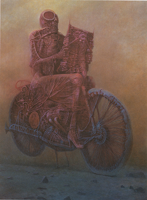 Zdzislaw Beksinski  reproduccione de cuadro