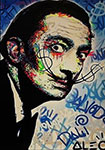 Alec Monopoly Dali. reproduccione de cuadro