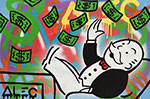 Alec Monopoly Dinero para fumar reproduccione de cuadro