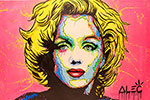 Alec Monopoly Marilyn Monroe. reproduccione de cuadro