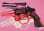 Andy Warhol Pistola reproduccione de cuadro