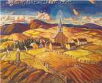 Arthur Lismer, Aldea de Quebec Reproducciones de cuadro