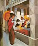 August Macke Miliner's reproduccione de cuadro