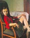 Balthasar Balthus Therese. reproduccione de cuadro