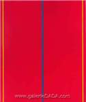 Barnett Newman ¿Quién teme al amarillo rojo y al azul II? reproduccione de cuadro