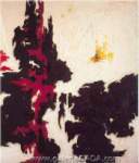 Clyfford Still 1947 - Y No. 1 reproduccione de cuadro