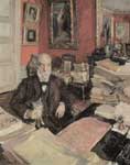 Edouard Vuillard Retrato de Thodore Duret reproduccione de cuadro