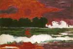 Emil Nolde Sol tropical reproduccione de cuadro