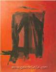 Franz Kline Pintura roja reproduccione de cuadro