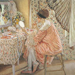 Frederick Frieseke Antes de su aparición reproduccione de cuadro