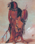 George Catlin Búfalo blanco reproduccione de cuadro