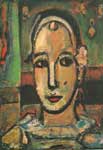 Georges Rouault PierrotCity in California USA reproduccione de cuadro