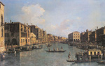 Giovanni Canaletto Gran Canal: Sureste reproduccione de cuadro