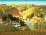 Grant Wood, Stone City, Iowa Reproducciones de cuadro