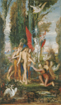 Gustave Moreau Hesiod y las Musas reproduccione de cuadro