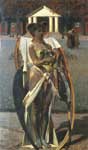 Jacek Malczewski Thanatos. reproduccione de cuadro