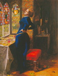 John Everett Millais Marianna. reproduccione de cuadro