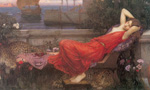 John William Waterhouse AriadneCity in California USA reproduccione de cuadro