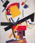 Kasimar Malevich Sin título 1915 reproduccione de cuadro