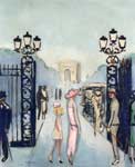 Kees van Dongen La Porte Daupphine reproduccione de cuadro