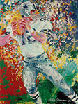 Leroy Neiman Roger Staubach reproduccione de cuadro