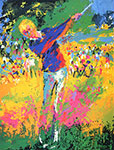 Leroy Neiman Tee disparó a Jack Nicklaus. reproduccione de cuadro