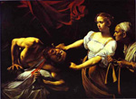 Michelangelo Caravaggio Judith y Holofernes reproduccione de cuadro