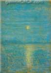 Milton Avery Luna sobre Marsh reproduccione de cuadro