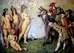 Norman Lindsay La introducción reproduccione de cuadro