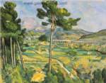 Paul Cezanne, Mont Sainte - Victoire Reproducciones de cuadro