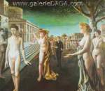 Paul Delvaux Amanecer sobre la ciudad reproduccione de cuadro