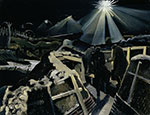 Paul Nash El Ypres Salient en Night reproduccione de cuadro