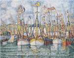 Paul Signac, Bendición de los barcos de atún Groix Reproducciones de cuadro