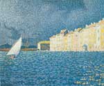 Paul Signac, La tormenta, Saint Tropez Reproducciones de cuadro