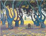 Paul Signac, Plane Trees Place des Lices Saint Tropez Reproducciones de cuadro