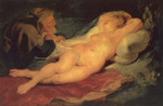 Peter Paul Rubens Angélica y el ermitaño reproduccione de cuadro