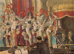 Reginald Marsh Coro de Minsky reproduccione de cuadro