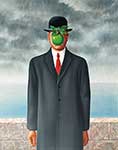 Rene Magritte El Hijo del Hombre reproduccione de cuadro