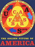 Robert Indiana El Futuro Dorado de América reproduccione de cuadro