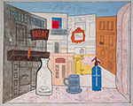 Stuart Davis Rue Lipp reproduccione de cuadro