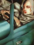 Tamara de Lempicka Autoportrait reproduccione de cuadro