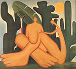 Tarsila do Amaral Antropofagia reproduccione de cuadro