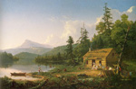 Thomas Cole, Casa en el bosque Reproducciones de cuadro