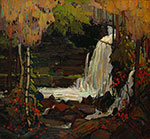 Tom Thomson Cascada de Woodland reproduccione de cuadro