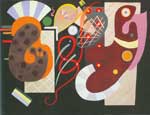 Vasilii Kandinsky Knot rojo reproduccione de cuadro