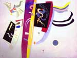 Vasilii Kandinsky Violeta naranja reproduccione de cuadro