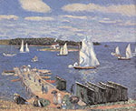 William Glackens Bahía Mahone reproduccione de cuadro