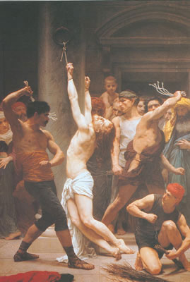 Adolphe-William Bouguereau La flagellation du Christ reproduction-de-tableau